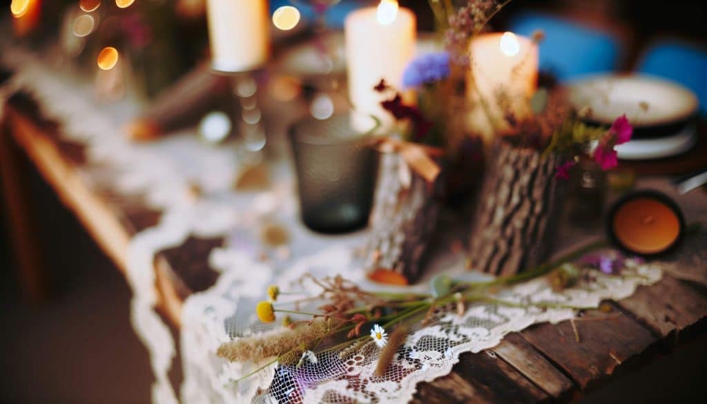 Décoration mariage bohème: astuces pour briller