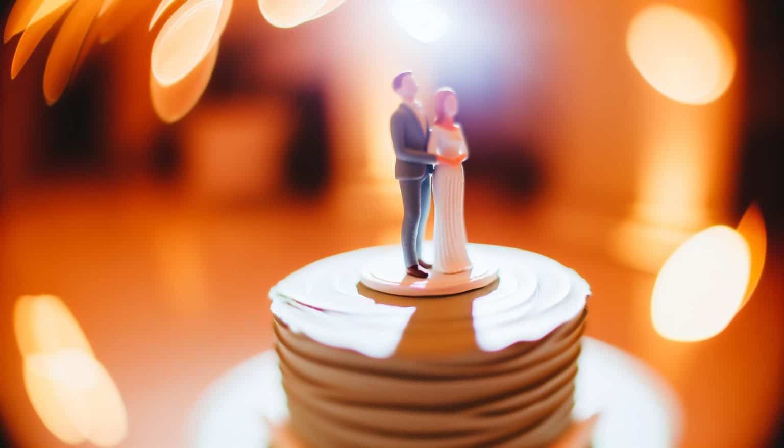 Figurine mariage: idées créatives pour votre gâteau