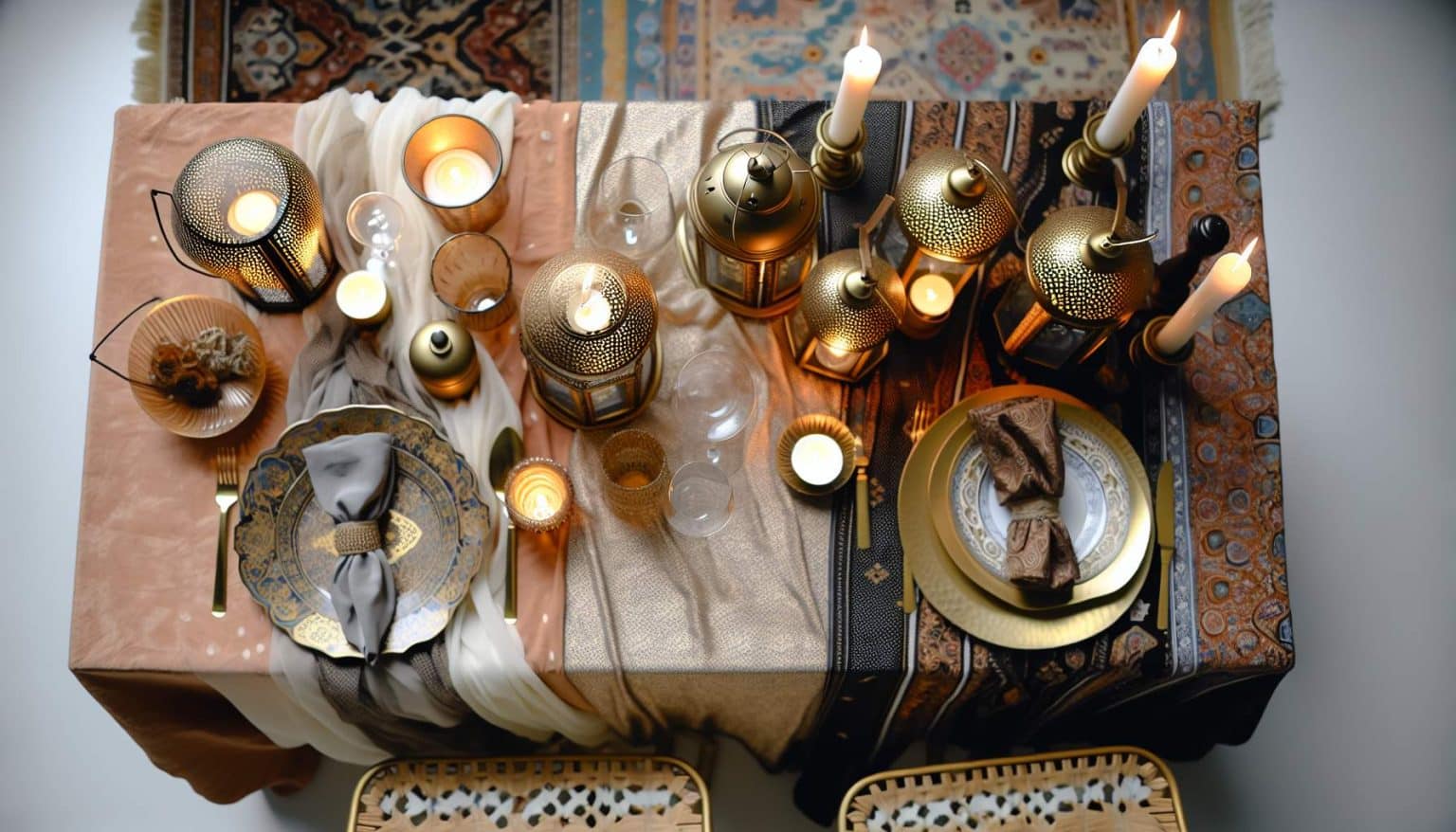 Idées déco Ramadan: table élégante et festive