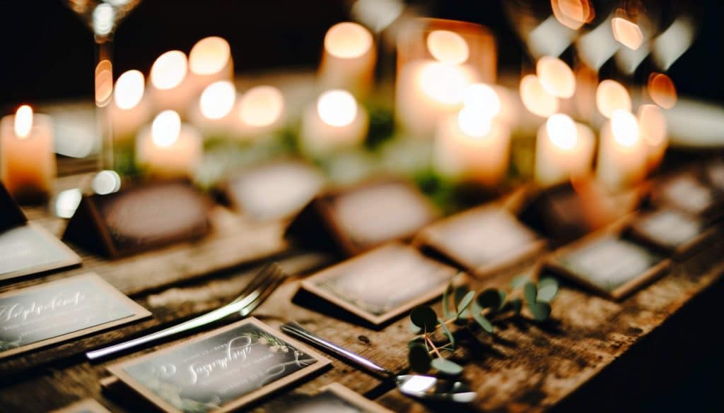 Marque-places mariage: astuces DIY inspirantes