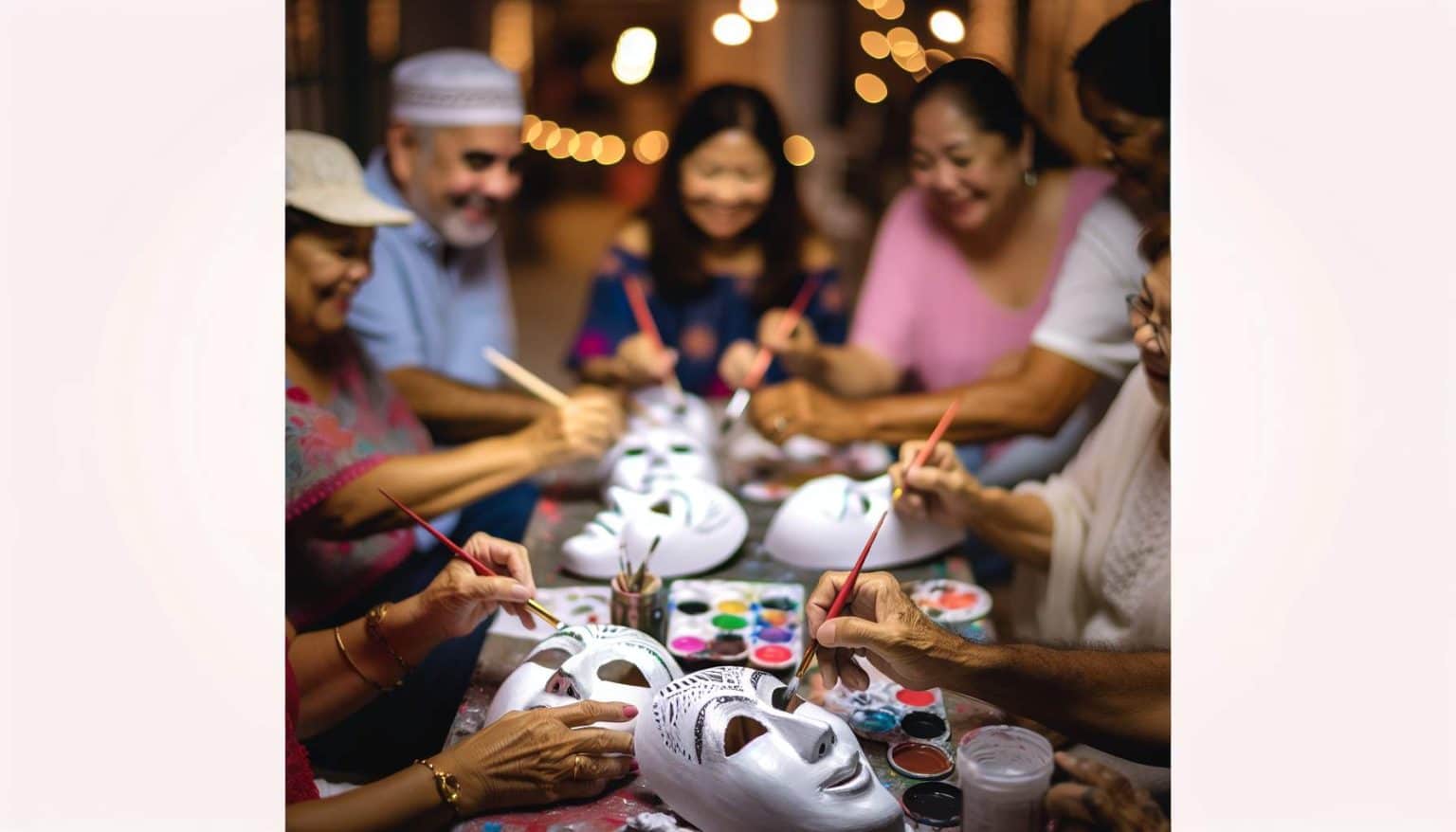 Masques à peindre : idées pour des fêtes uniques