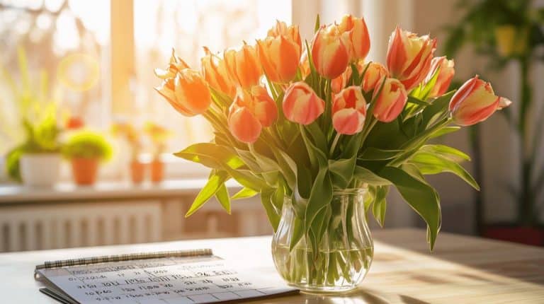 Sélectionnez la meilleure période pour une livraison de tulipes éclatantes